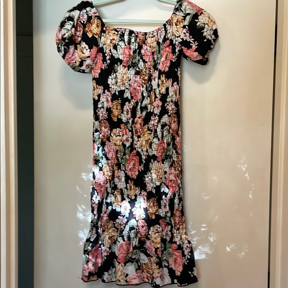 Floral Puff Sleeve Dress